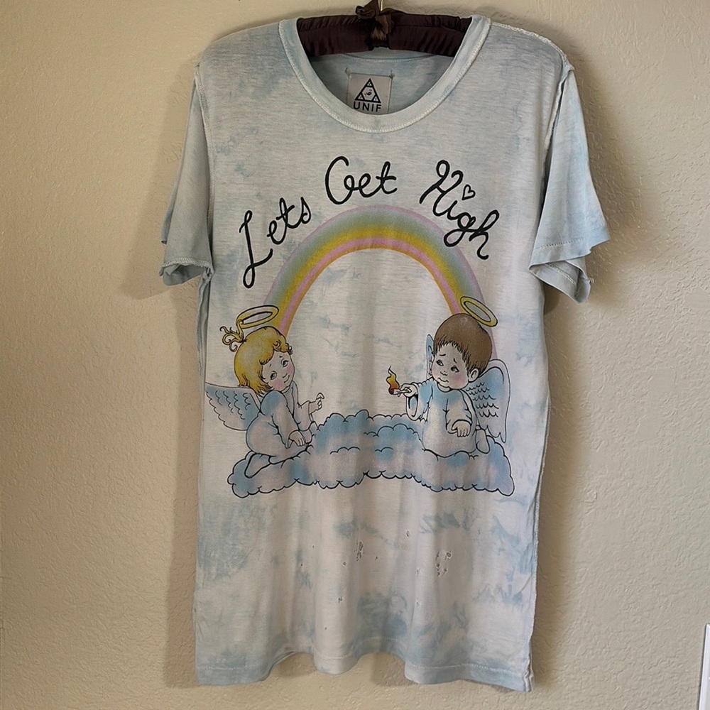 UNIF “Let’s Get High” Tee 😇🔥🌈💨✨✨